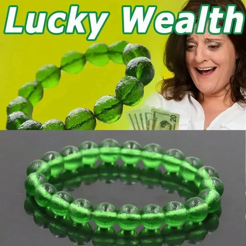 Health Wellness Products - เครื่องประดับ Moldavite สร้อยข้อมืออุกกาบาตเช็ก Magnetic Pulse นําโชคดีความมั่งคั่งและสุขภาพ,