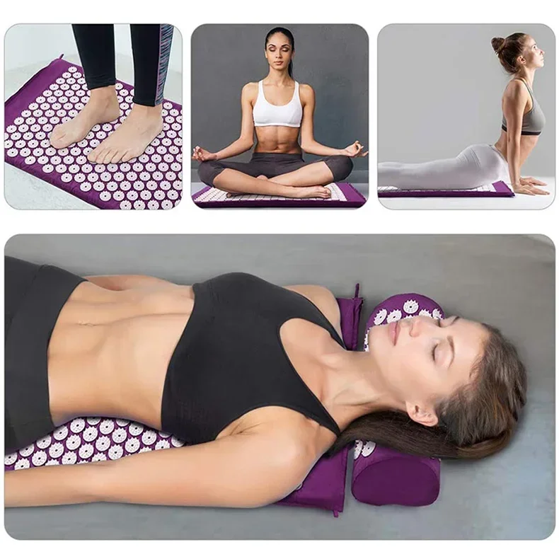 Balance Cushion Disc - 1 ชิ้น/เซ็ตเบาะนวด Acupressure Mat หมอนบรรเทาความเครียดปวดหลังนวดสําหรับการฝังเข็มโยคะผ่อนคลายกล้ามเนื้อ
