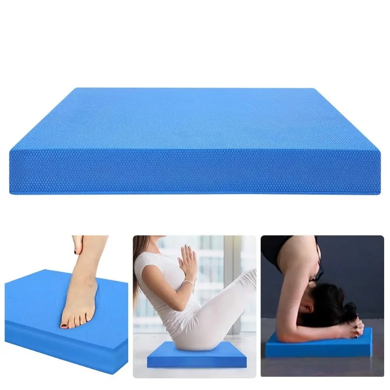 Balance Cushion Disc - แผ่นรองทรงตัว, แผ่นโฟมกันลื่น และแผ่นรองเข่าข้อเท้าสำหรับการฝึกความสมดุลและเสถียรภาพของแกนกลางลำตัว, โยคะและฟิตเนส