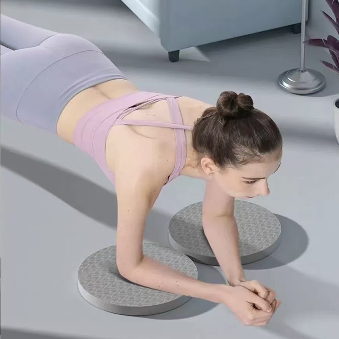 Balance Cushion Disc - โยคะเข่า Pads 2 แพ็ค, โยคะเข่าเบาะหนาออกกําลังกายสําหรับเข่าข้อศอกข้อมือมือโฟมพิลาทิส Kneeling