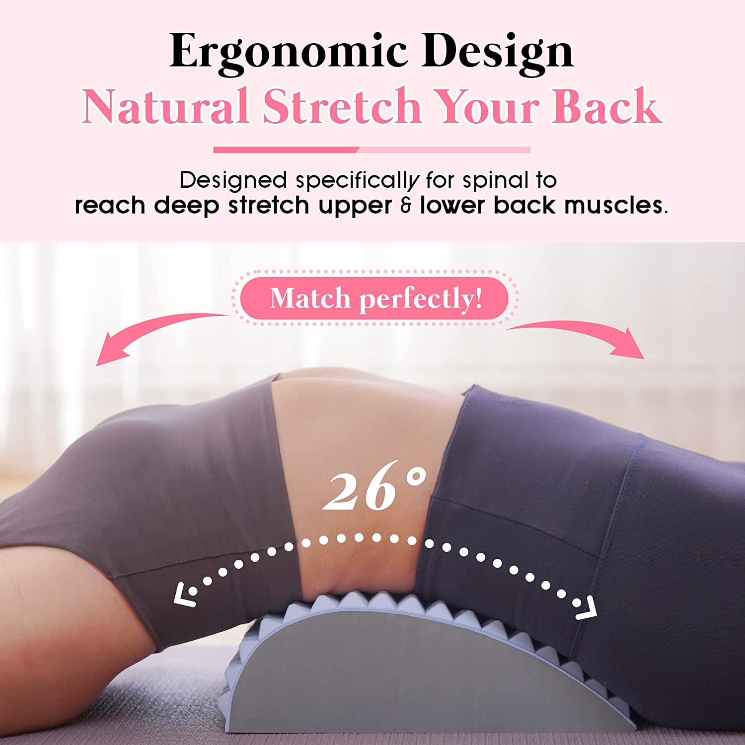 Balance Cushion Disc - เครื่องยืดหลังบรรเทาอาการปวดหลังส่วนล่าง หมอนรองหลัง รองรับเอว แก้ไขอาการหมอนรองกระดูกสันหลังแตก
