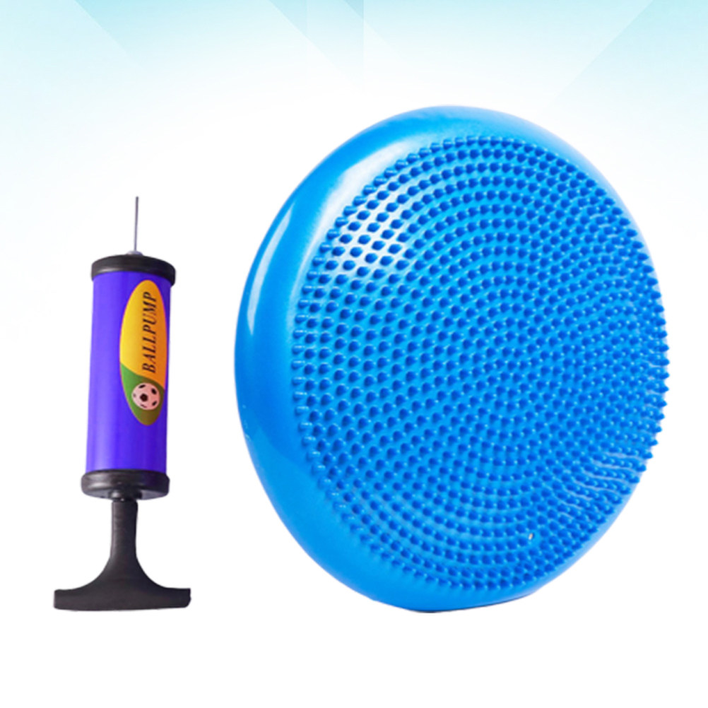 แผ่นรองทรงตัวสีน้ำเงินแบบพองลม - Balance Cushion Disc บทวิจารณ์และราคา