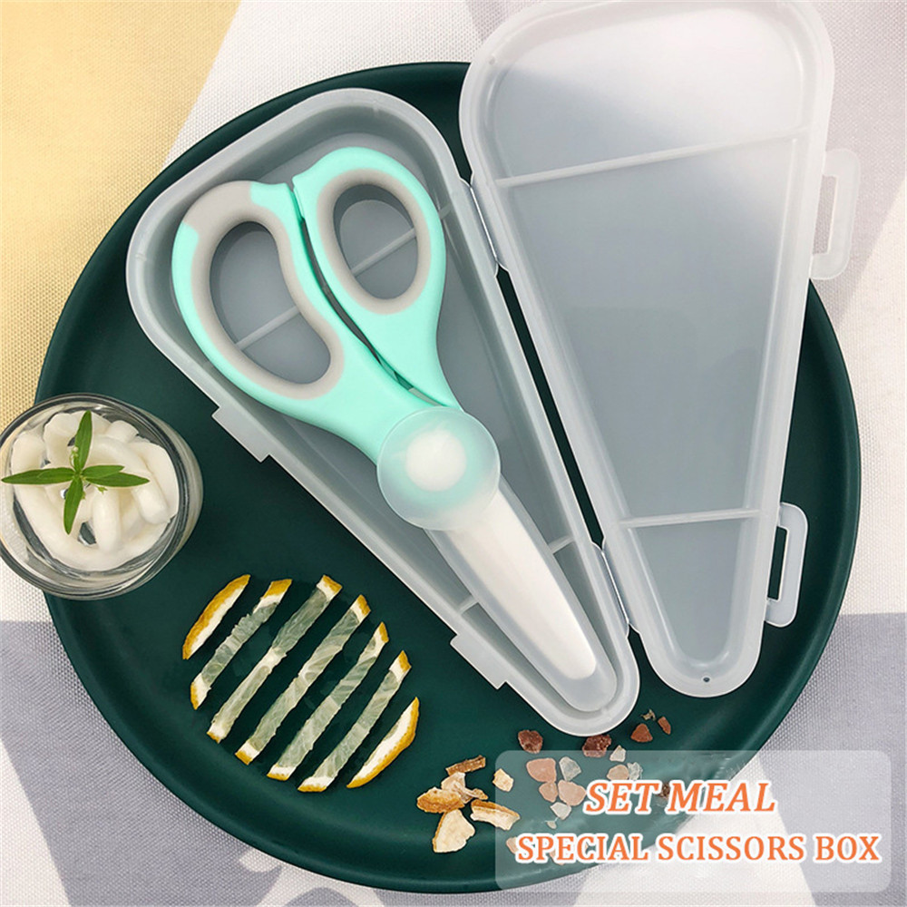 แบบพกพาเซรามิคกรรไกรเด็กอาหาร  - Health Wellness Products บทวิจารณ์และราคา