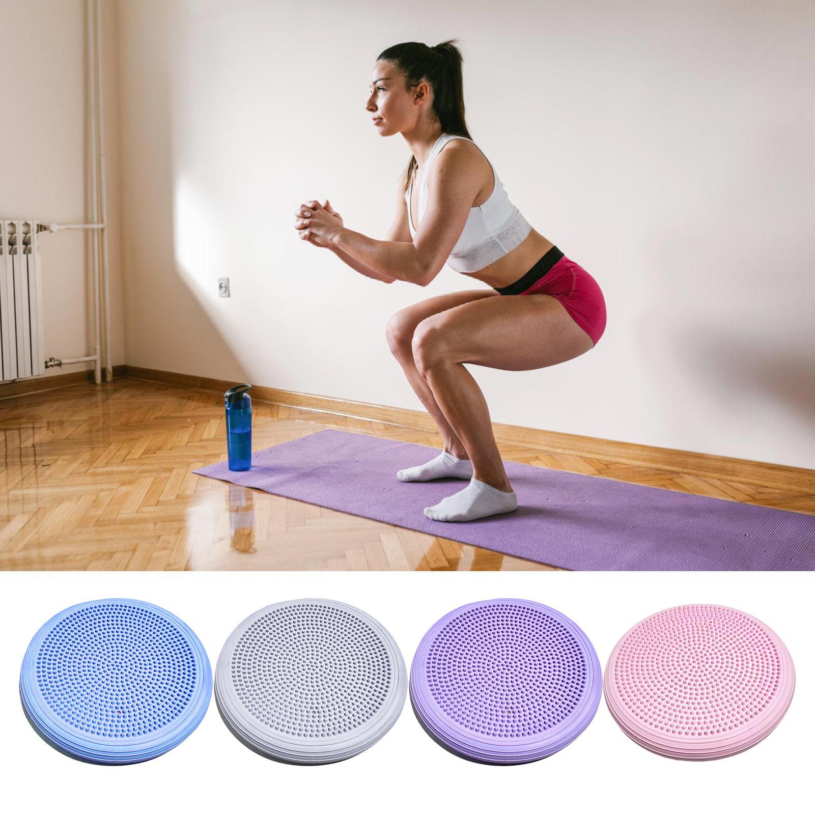 เบาะนวดแบบเป่าลมทรงกลมกันลื่น  - Balance Cushion Disc บทวิจารณ์และราคา
