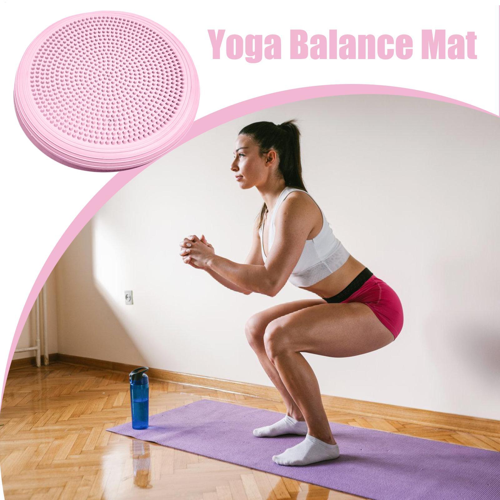 เบาะนวดแบบเป่าลมทรงกลมกันลื่น  - Balance Cushion Disc บทวิจารณ์และราคา