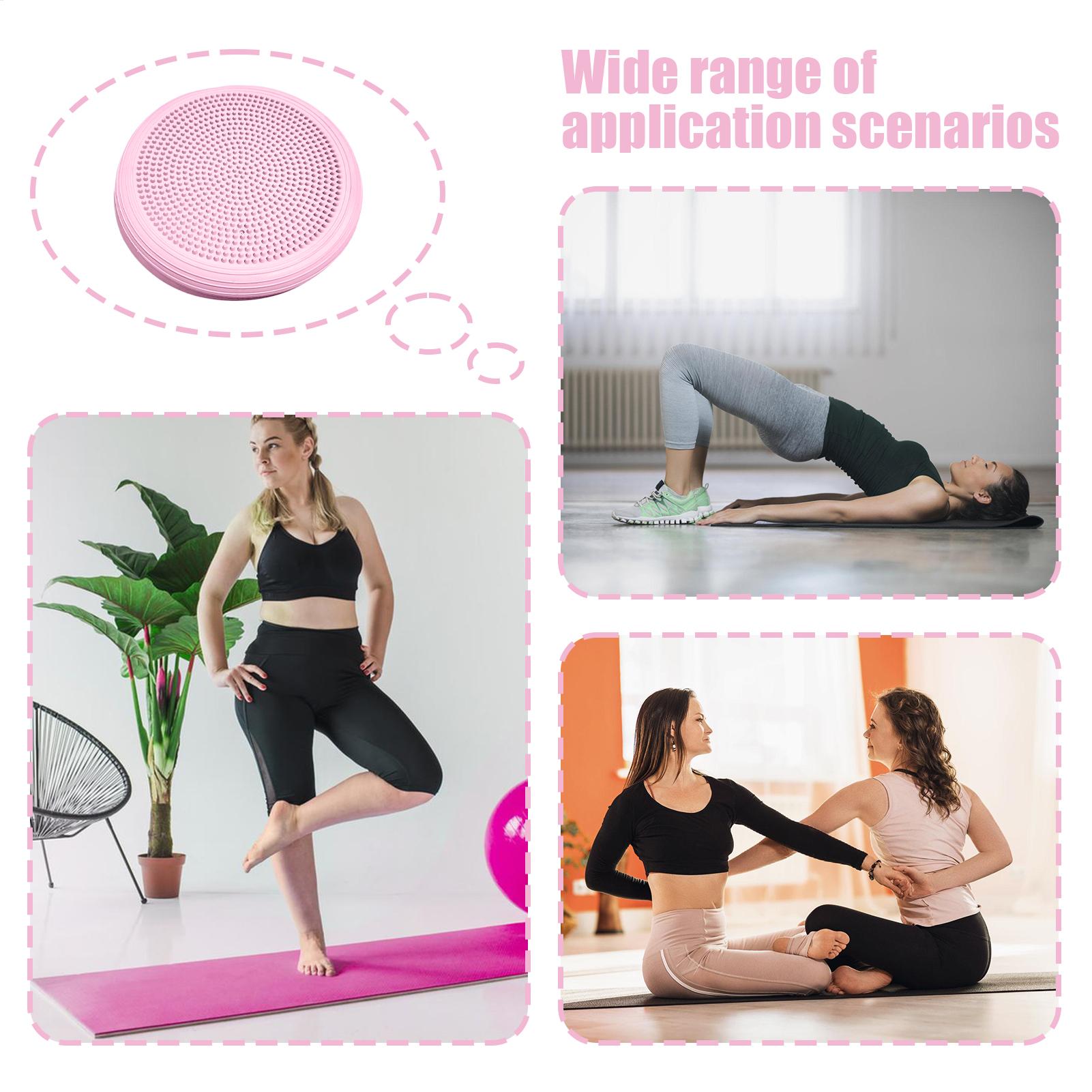 เบาะนวดแบบเป่าลมทรงกลมกันลื่น  - Balance Cushion Disc บทวิจารณ์และราคา