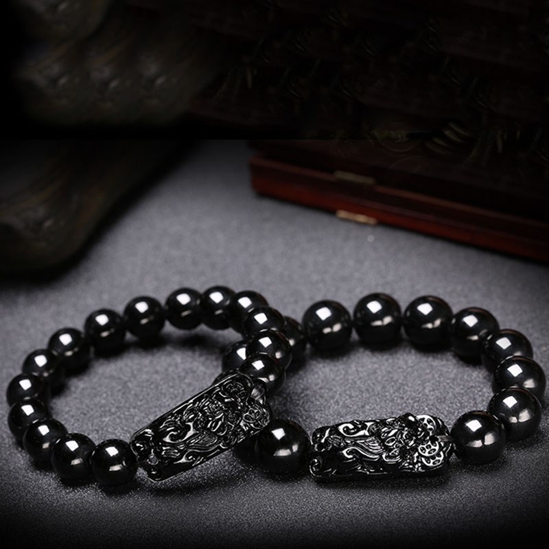 Obsidian Pixiu สร้อยข้อมือพุทธ - Health Wellness Products บทวิจารณ์และราคา