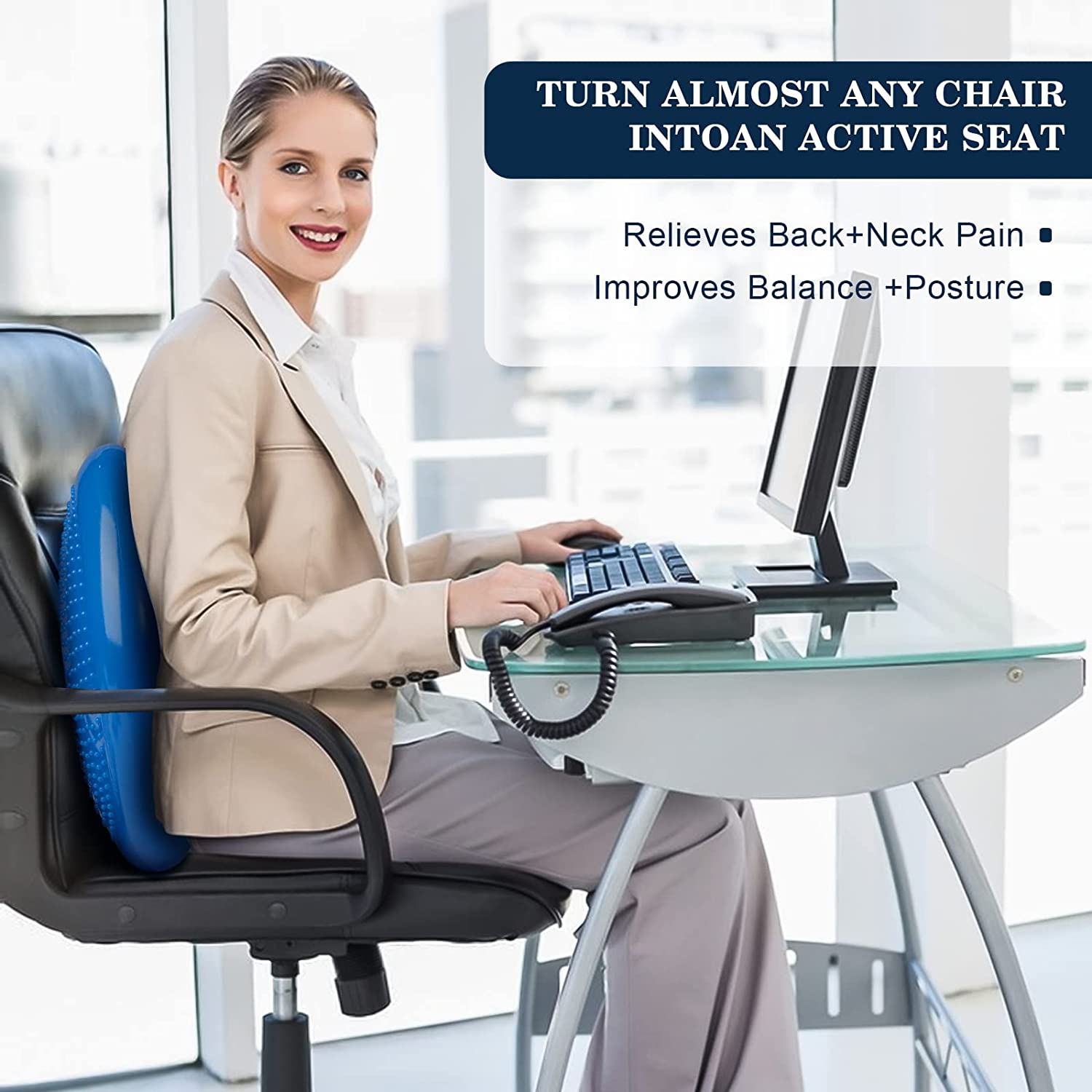 เบาะโยกเสถียรภาพทางอากาศแบบพอง - Balance Cushion Disc บทวิจารณ์และราคา