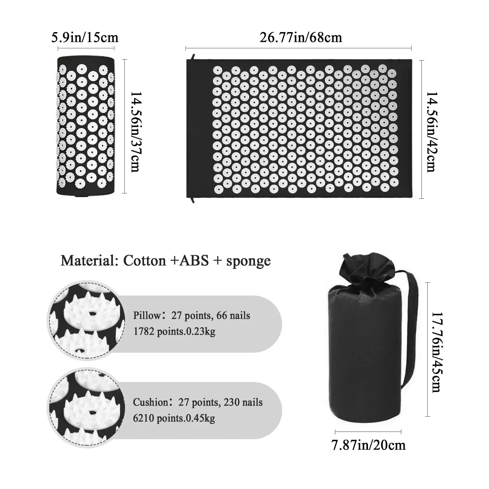 1 ชิ้น/เซ็ตเบาะนวด Acupressure - Balance Cushion Disc บทวิจารณ์และราคา