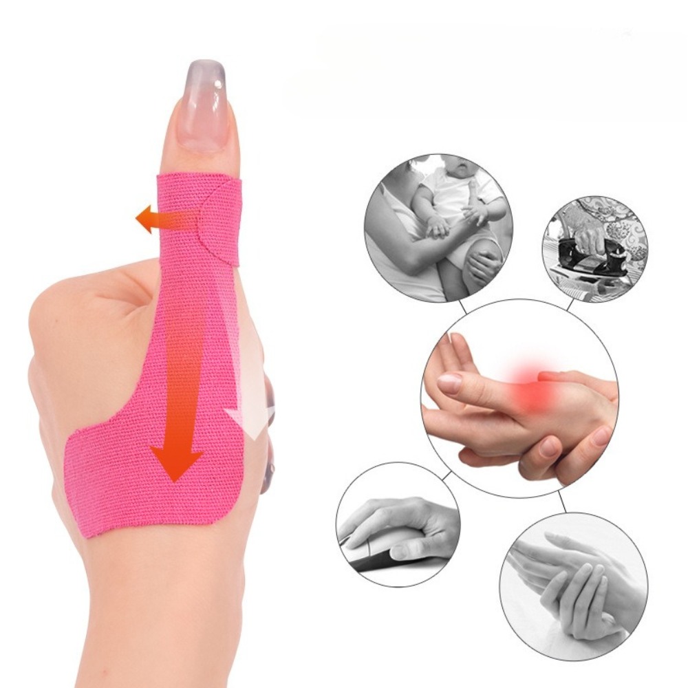 เทปพันนิ้วโป้งแบบตัดสำเร็จ 5 ช - Kinesiology Tape Sports บทวิจารณ์และราคา